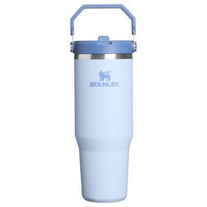 Stanley 30 oz Stainless Steel Ice Flow Flip Straw Tumbler Light Denim Western
